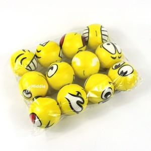Pelota de espuma de PU sólida de 63 cm con estampado completo para descompresión facial, elástica, para niños, juguete musical de apretar, Zhejiang - Product Image 3