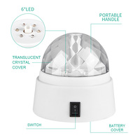 Mini bunte Disco DJ Lampe LED Projektion KTV Lampe trocken batterie betrieben rotierende bewegliche Kopf Bühnen lichter