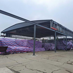 Abri électrique moderne pour l'entretien extérieur, résistant aux intempéries, en PVC durable, en acier galvanisé, disposition personnalisée, accès facile, stationnement pour voiture - Product Image 1