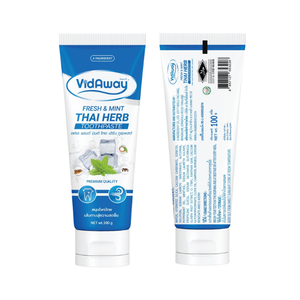 Pasta Dental de Hierbas Tailandesas Fresh&Mint, 100 Gramos, Cuidado de las Encías, Cuidado Bucal, Menta Fresca, Productos Orales Premium, Producto al por Mayor de Tailandia - Product Image 2