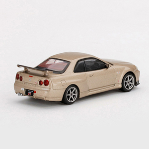 Modèle de voiture miniature en alliage moulé sous pression à l'échelle 1/64, Skylnie Gtr R34 Mspec, modèle de voiture jouet - Product Image 3