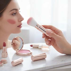 Portable Mini Single Makeup <b>Brush</b> for Blush Application - Product Image 3