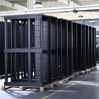Armoire réseau 42U, fabricant, 600x1100, sur pied, rack 19 pouces avec gestion des câbles, double fente PDU