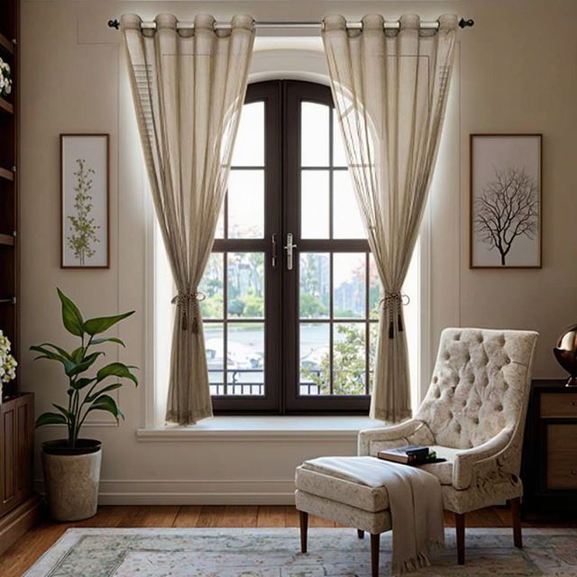 Radiation Shielding Translucent Silver Fiber Curtains Protective Barrier Radio Frequencies EMF Exposure 1 White Panel Included