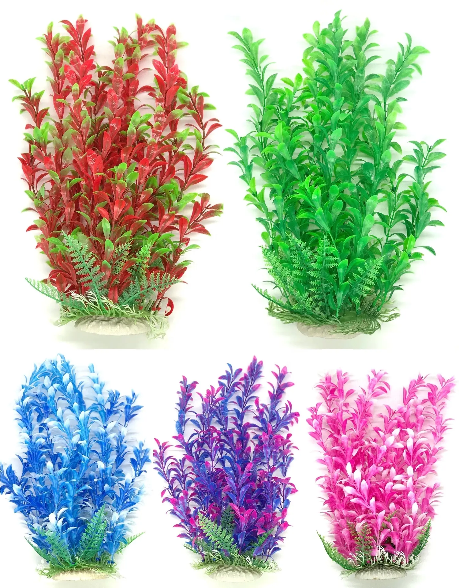 Pianta artificiale Decorazione Plastica di Simulazione Aquascaping Strumento Acquario Fish Tank Underwater Piante Acquatiche