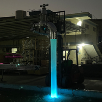 Top Vente Acrylique Magique Robinet Fontaine Extérieure Décoratif Flottant Robinet Fontaine D'eau