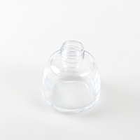 Bouteille diffuseur de parfum en verre dépoli rond de 150 ml avec bouchon en plastique blanc, impression sérigraphique disponible, vente en gros