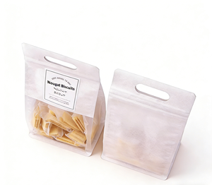 Bolsas de Embalaje Reutilizables con Diseño de Copo de Nieve para Galletas, Nougat, Dulces, Papas Fritas, Azúcar y Gelatina - Product Image 3