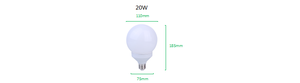 Bombilla LED Mini E27 de Ahorro de Energía para Exteriores - Product Image 2