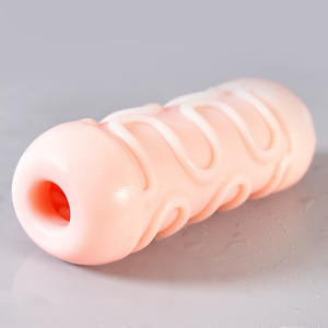 Transparenter Jelly-Cup Flugzeugbecher Männliches Penis-Trainingsgerät Masturbator Erwachsenen-Sexspielzeug Vagina-Nachbildung - Product Image 2