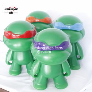 Mascotte universelle pour voiture et camion, nouvelle poupée tortue <span class=keywords><strong>ninja</strong></span> avec lumière LED et aimants sous les pieds - Product Image 2
