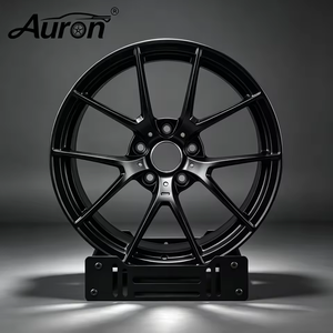 ล้อแม็กซ์ Auron แบบหลายก้าน ขนาด 5.5x15 สีดำด้าน ผลิตจากวัสดุหล่อขึ้นรูปชิ้นเดียว สำหรับรถยนต์นั่งส่วนบุคคล รถยนต์ฮอตวีลส์ - Product Image 1