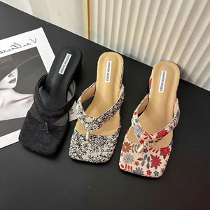 Sandalias de Verano con Punta Descubierta y Tacón de Cuña para Mujer 2026, Elegantes, Casuales, para Playa y Exteriores - Product Image 1