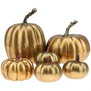 Calabaza Artificial Realista de Plástico Gresorth para Decoración de Centro de Mesa de Halloween en la Sala de Estar - Duradera, Hecha a Mano, NUEVA LLEGADA - Product Image 3