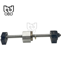 Kit de vis à billes Hiwin TBI THK 1605 250-1550mm avec écrou à billes usiné et BK/BF12 pour les industries CNC