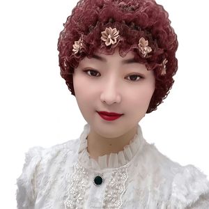 Voile musulman en dentelle de couleur unie à longue traîne, doux, élastique, respirant, écologique, bonnet chimio - Product Image 4