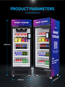 Réfrigérateur intelligent TCN 510L avec caméra, distributeur automatique AI, mini-marché pour hôtel et centre commercial - Product Image 5