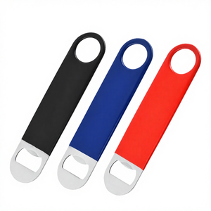 Ouvre-bouteille plat durable de haute qualité, style simple, vente en gros, logo personnalisé, tire-bouchon en acier inoxydable, vinyle PVC promotionnel - Product Image 4