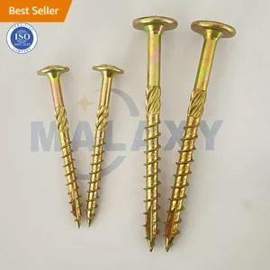 Tornillo Type 17 Truss Wafer Head Torx Slotted Self Tapping Chipboard Screw Torx With Knurled