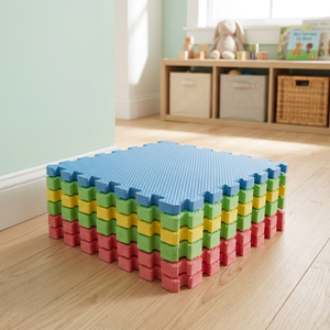 Wholesale Manufacturers' Thickened Anti-Fall Solid Color Cushioned Washable Foam Floor Mats Splicing Crawling Mats for Kids' - Product Image 3