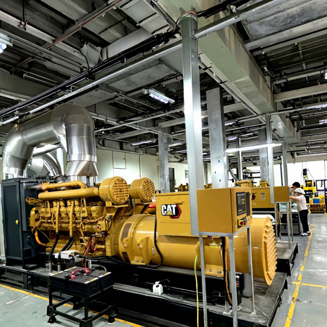 Diesel Generator Set 1000KW 1500KW 1MW Caterpillar Generator diesel 2000KW 2Mw Power Plant for Cement Plant One-stop Solution