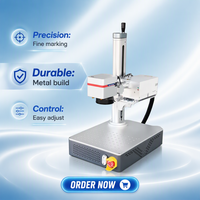 Machine de marquage laser à fibre ActionLasers 50W - Haute précision 0,001 mm, portable, pour marquage 3D de logos et bagues de pigeons, refroidissement par air