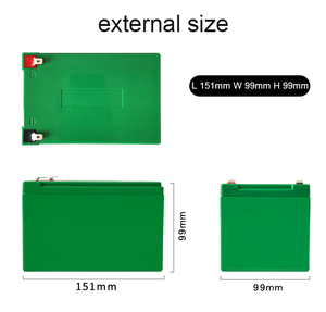 ABSプラスチック製の空のリチウム電池ケース12v7ahから18ahバッテリーボックスエンクロージャー18650バッテリーホルダー - Product Image 6