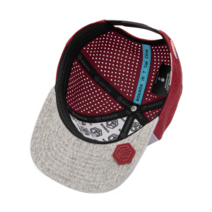 TCAP China Wholesale Custom 6 Panel Rubber Pvc Logo Baseball <b>Cap</b> <b>Waterproof</b> <b>Cap</b> - Product Image 5