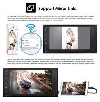 Ifi — lecteur multimédia à écran tactile, avec audio stéréo, navigation RDS intégré, pour Toyota, Android 10, 7 pouces, 2 din