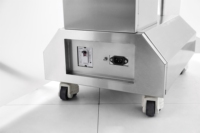 Automatische en handmatige machine voor het pellen van kokosnoten, geschikt voor bruine en groene kokosnoten.