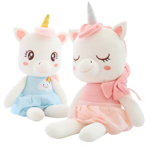 Vendita calda grande bianco <span class=keywords><strong>peluche</strong></span> unicorno giocattolo unicorno morbido Logo personalizzato unicorno <span class=keywords><strong>peluche</strong></span> animali di <span class=keywords><strong>peluche</strong></span> per bambini <span class=keywords><strong>peluche</strong></span> cuscino unicorno - Product Image 1