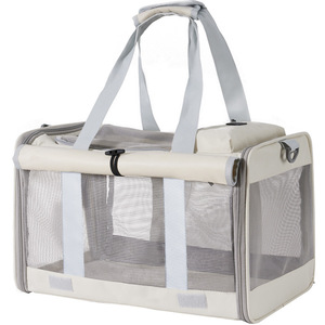 Bolsa de Transporte para Mascotas, Perros y Gatos, Transpirable, de Tela Oxford, Portátil, Suave y Ajustable, para Viajes en Avión y Alojamiento de Mascotas, Capacidad de 3 kg - Product Image 2