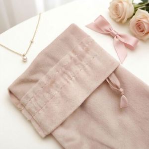 Luxury Dust Bag Premium Velvet Drawstring Pouch for Jewelry <b>Ring</b> Reusable Advertising Gift Packaging <b>Wedding</b> Gift Totebag - Product Image 6