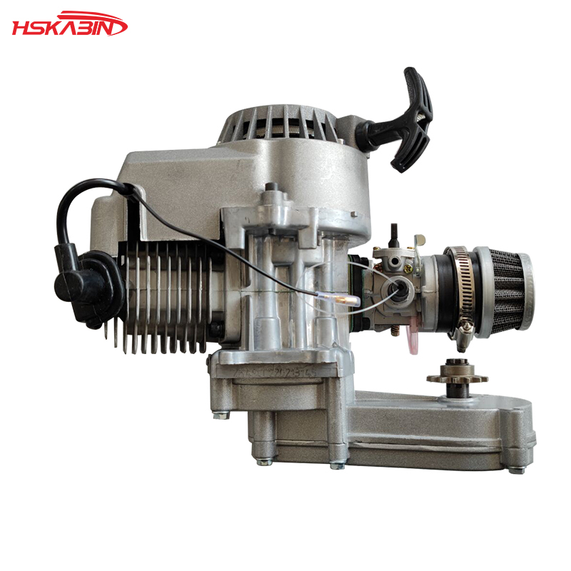 Маленький мотоцикл для пересеченной местности, спортивный мини-автомобиль 49CC, двухтактный двигатель 44-6 Leah, новый пустой алюминиевый Тяговый двигатель