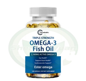 OEM Capsules molles d'huile de poisson haute résistance Oméga 3 Soutien immunitaire pour le cholestérol des articulations du cœur et la santé des yeux - Product Image 1