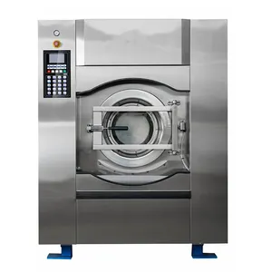 Professionele Volautomatische Industriële Wasapparatuur 25Kg 30Kg 50Kg 100Kg Wasmachine Voor Ziekenhuis Wasserij
