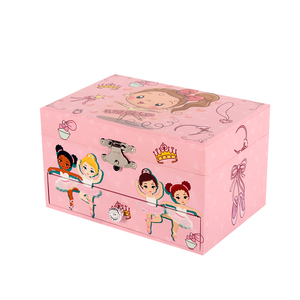 Carillon Ballerina Personalizzato Ever Bright da 5 Pollici con Cassetto, Portagioie con Musica Classica per Bambine, Ideale come Regalo per le Festività - Product Image 4
