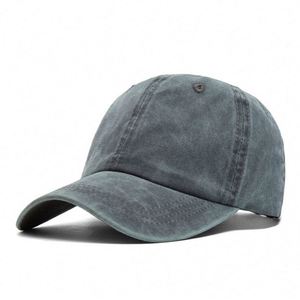 Vente en gros de casquette de baseball couleur unie non structurée personnalisée - Product Image 5