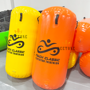 Boyas Inflables Flotantes para Natación, Marcador de Carreras, Tubo Inflable, Boya Acuática - Product Image 3