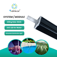 Module LED UV DC24V 100L 35L 3L pour eau dynamique 275nm UVC IP68 Traitement de l'eau pour l'agriculture, l'aquaculture et les piscines