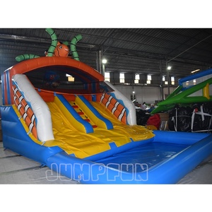 Tobogán inflable barato <span class=keywords><strong>de</strong></span> 5,8x4,3x4 metros y piscina <span class=keywords><strong>de</strong></span> agua para niños juegos <span class=keywords><strong>de</strong></span> patio <span class=keywords><strong>de</strong></span> verano inflar tobogán húmedo divertido tobogán acuático <span class=keywords><strong>de</strong></span> <span class=keywords><strong>pez</strong></span> <span class=keywords><strong>payaso</strong></span> - Product Image 2
