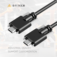 OEM Typ C USB 3.2-Datenkabel von Stecker zu Stecker mit einzelnen Doppel muttern kann fest geschaltet werden