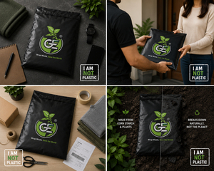 Enveloppes d'expédition compostables de qualité supérieure, zéro déchet, écologiques, biodégradables pour produits - Product Image 4