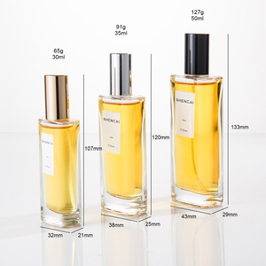 Shencai 2026Luxurious30ml35ml50ml Empty Cylinder Glass Screen Printed Custom Color Carved Crimp Label <strong>Window</strong> Transparent <strong>Spray</strong> - Product Image 6