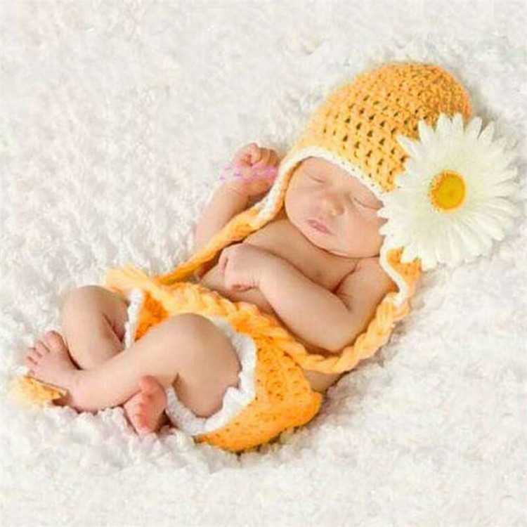 Одежда для новорожденных; Трикотажный фон для фотосъемки для малышей, вязанное крючком; Снимайте головной убор и шорты; Комплекты со штанами; Одежда с цветочным рисунком для девочек детский наряд для фотосессии