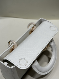 Chính hãng <span class=keywords><strong>Python</strong></span> Patterned da ly hợp túi xách mới thiết kế thời trang cổ điển dành cho phụ nữ màu rắn - Product Image 6