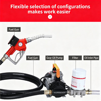 Pompe à carburant électrique haute performance 220V, extracteur d'huile portable auto-amorçant pour transfert d'essence et de diesel