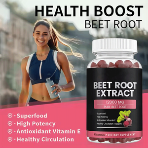 סוכריות גומי תוסף תזונה משורש סלק, זרעי ענבים, סופרפוד, משפר תחמוצת חנקן עם ויטמין C ו-<span class=keywords><strong>B12</strong></span> - Product Image 2