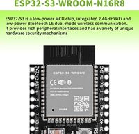 Carte de développement ESP-WROOM-32 ESP32 ESP-32S, WiFi double mode 2,4 GHz + Bluetooth, processeur microcontrôleur double cœur intégré