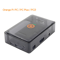 Boîtier de protection transparent noir en ABS pour Orange Pi PC, PC2 et PC Plus, accessoires électroniques